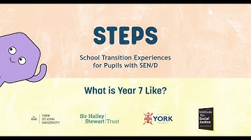 What Is Year 7 Like?  School Transition Experiences for Pupils with SEN/D