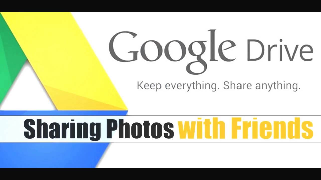 Google Drive - Share photos with Friends 