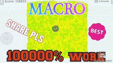 AGAR.IO MACRO WITH GAME GUARDIAN 100% work