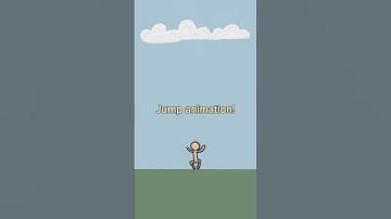 Jumping animation! #cute #animation #jumping #shorts