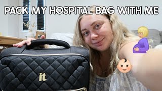 Pack my HOSPITAL BAG with me | 38 weeks pregnant | First Time Mum