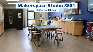 Makerspace Tour – Studio 8601 at Central Library