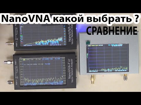 NanoVNA Какой выбрать? Сравнение динамического диапазона