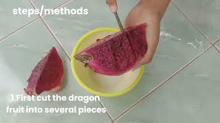 TUGAS BAHASA INGGRIS IX | procedure text | cara membuat jus buah naga TUGAS BAHASA INGGRIS IX | procedure text | cara membuat jus buah naga
