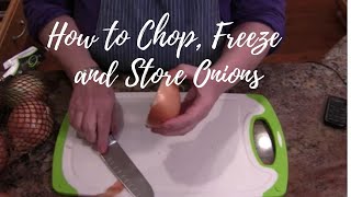 How to Chop, Freeze and Store Onions | Jill 4 Today