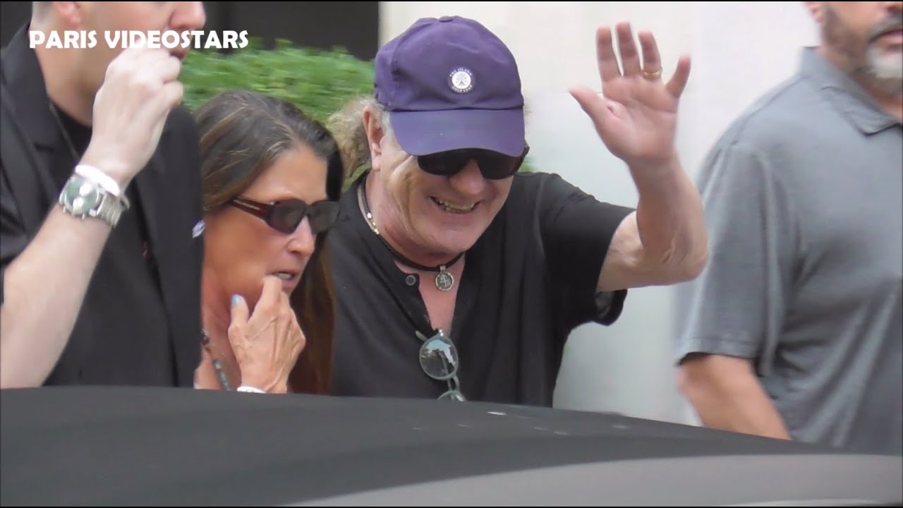 AC/DC Brian Johnson with wife Brenda @ Paris 8 august 2025 before the ACDC Power Up Tour show