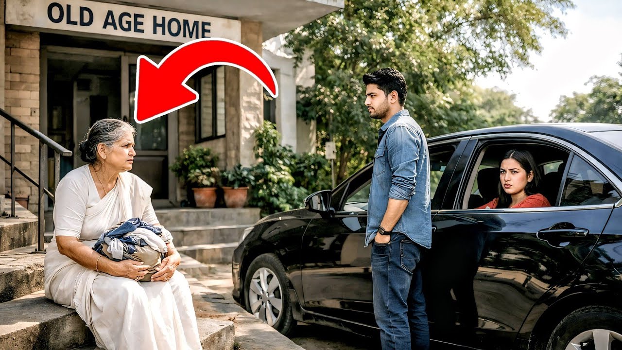 जिस मां को वृद्धाश्रम छोड आया बेटा, वही नौकरानी बनकर घर लौट आई... सच्चाई जानकर रो 😭 देंगे ।