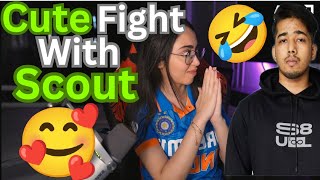 Scout Kaash Cute Fight On Live Stream🥰Scout Abuse Joker🤣 Kaash Reaction On New Hairstyle🤣