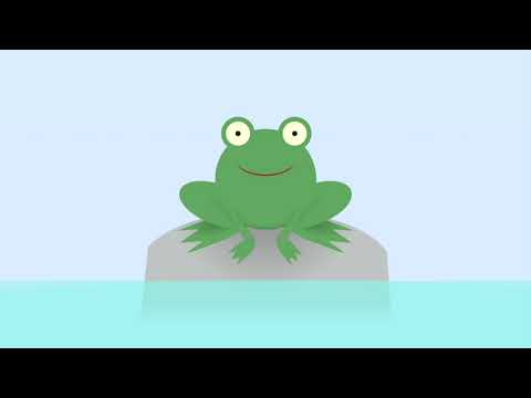 Drawing a frog with HTML and CSS