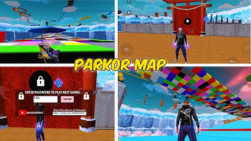 FREE FIRE SNOWLAND PARKOR MAP V2✅ || NEW CRAFTLAND MAP #GUEDEGAMER  #freefire 