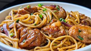 Easy Chicken Noodles – The Perfect Dinner for Busy Days!