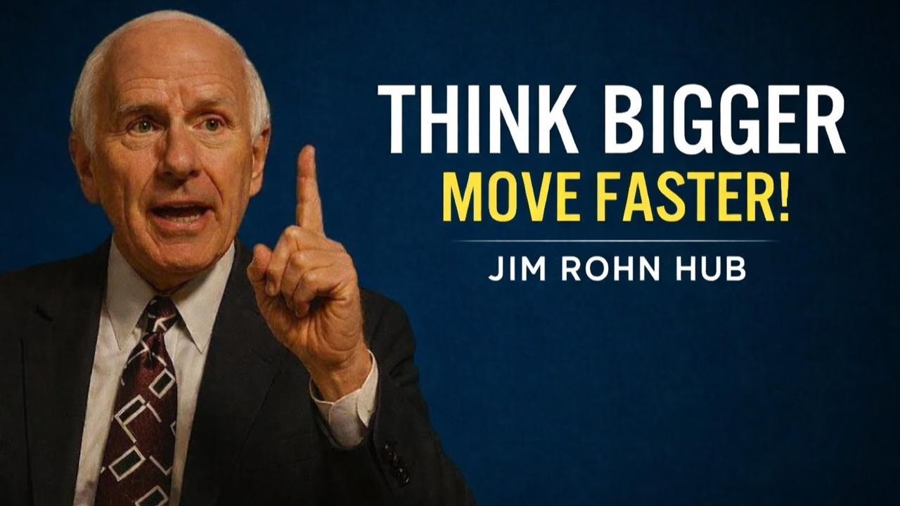 Think Bigger, Move Faster |Jim Rohn Motivation #jimrohn #motivation #successhabits #focusonyourself