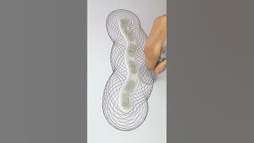 Soothing Patterns That Will Relax You: Mesmerizing Spirograph Art #asmr #art #spirograph #shorts