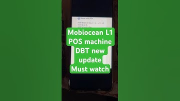 Mobiocean DBT Fertiliser L1 POS machine new update