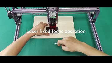 ATOMSTACK A5 PRO/A5 20W--Laser fixed focus operation video