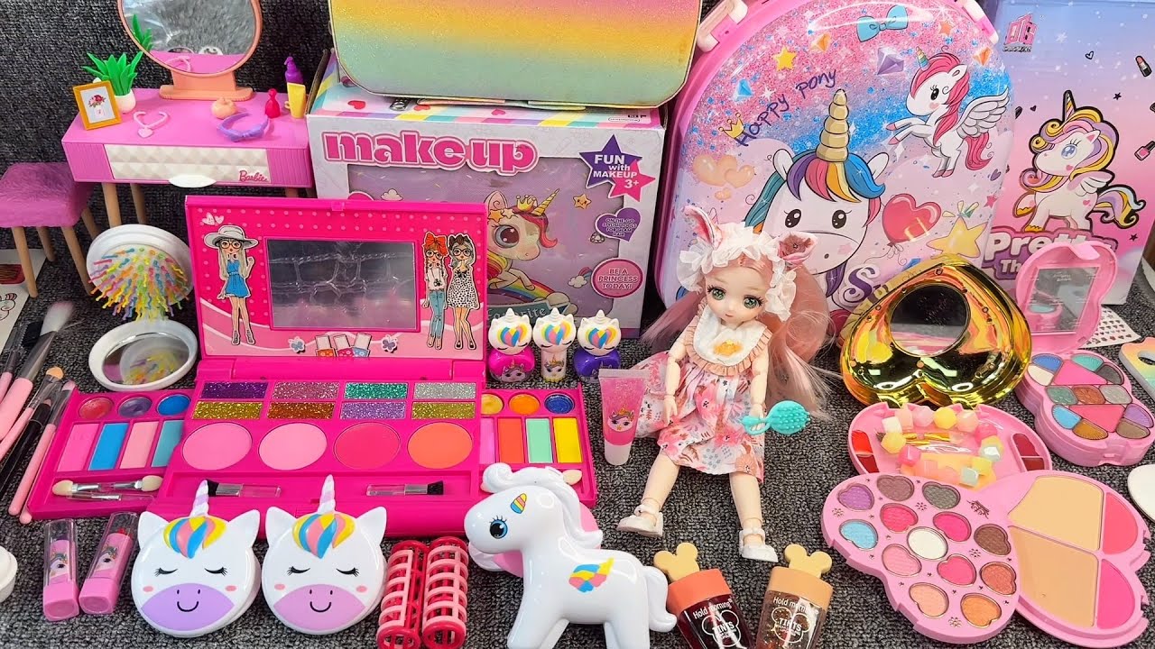 💸Toys ASMR💸 Unboxing Barbie Makeup Set, Princess Toy Unboxing, Princess Toys