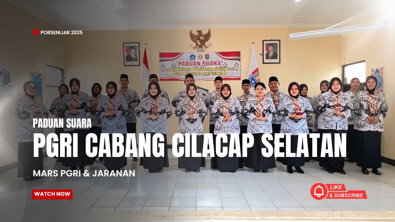 Paduan Suara PGRI Cabang Cilacap Selatan | Porsenijar 2025