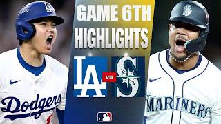 Los Angeles Dodgers vs Seattle Mariners Game 6th Highlights | July 29,2026 - MLB