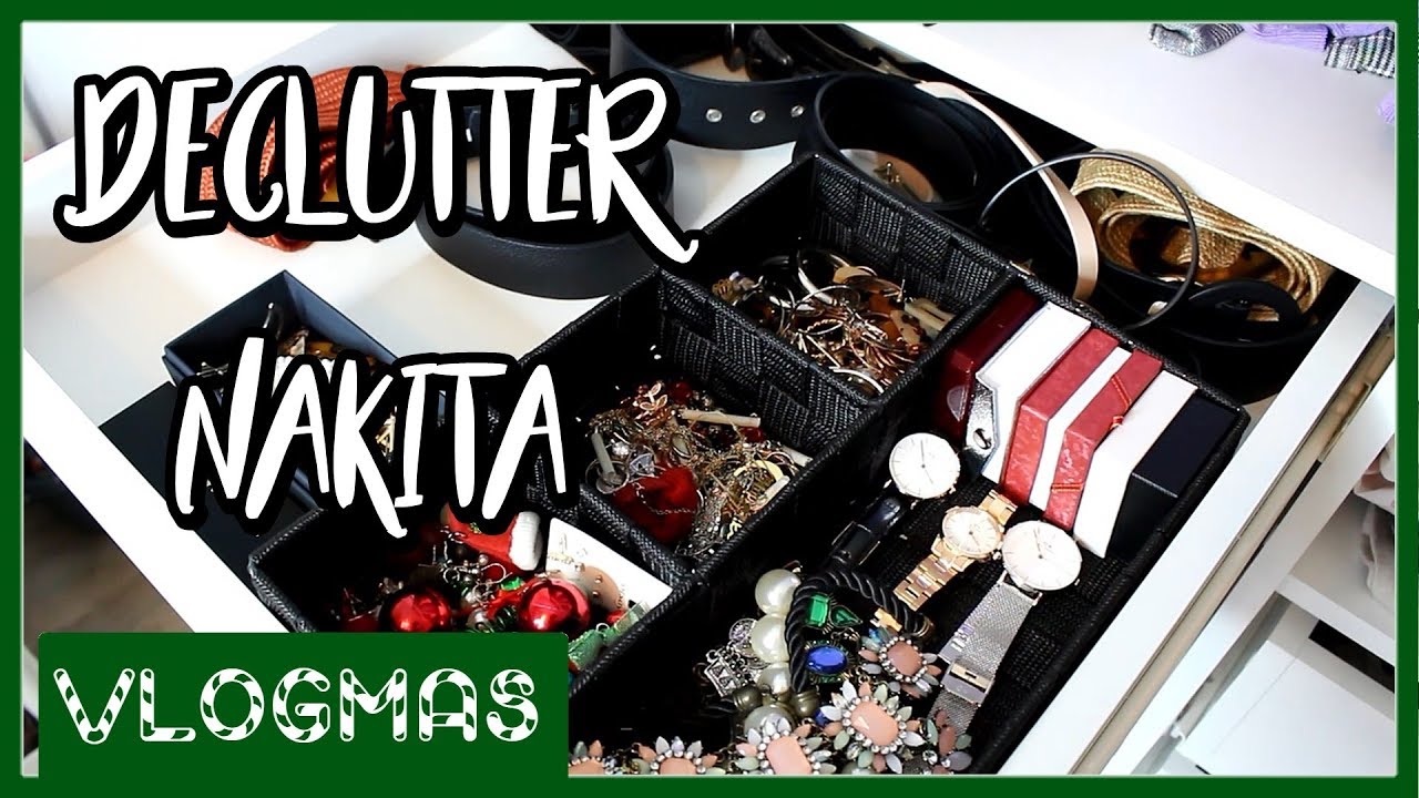 DECLUTTER ladice s nakitom 💍 - VLOGMAS ☃️