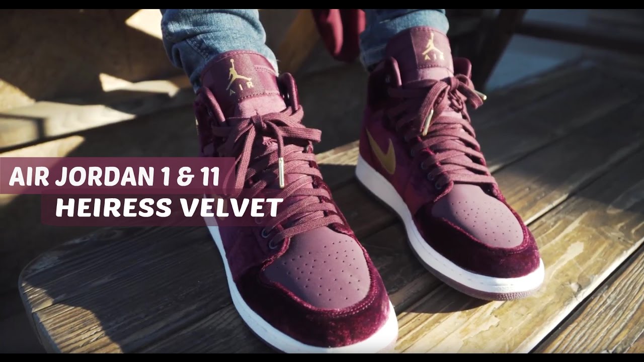 jordan 1 heiress velvet