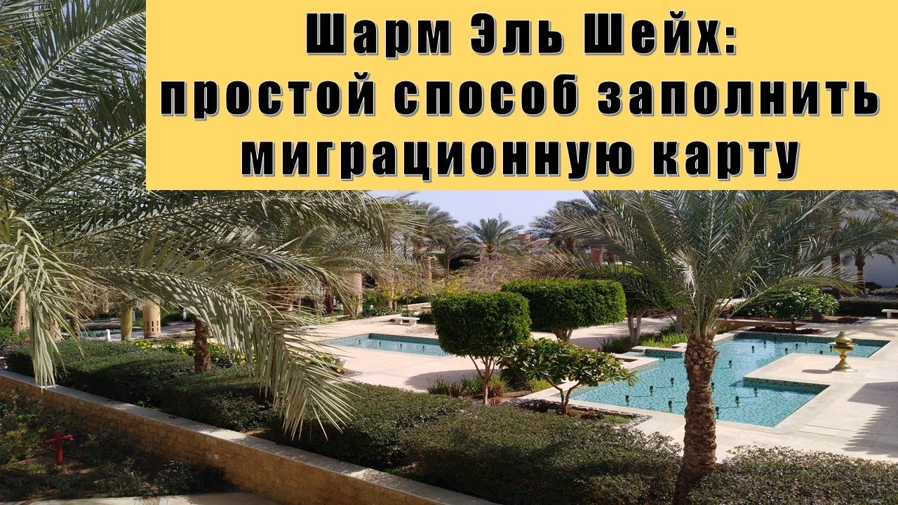Шарм Эль Шейх: простой способ заполнить миграционную карту - YouTube