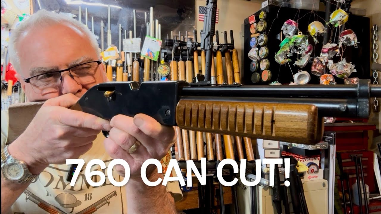 Crosman 760 может выдержать испытание @TargetForge @theairgungeeks5106: 50 выстрелов или меньше!