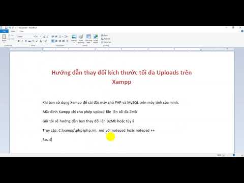 Video Thay đổi kích thước import file SQL trong Xampp -... - youtube