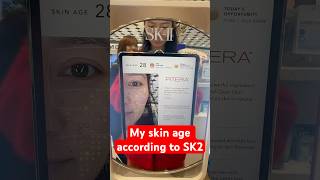 My skin age according to Japanese skincare brand SK2