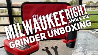 Milwaukee Right Angle Die Grinder Unboxing **With Special Guest Vincent (my son)**