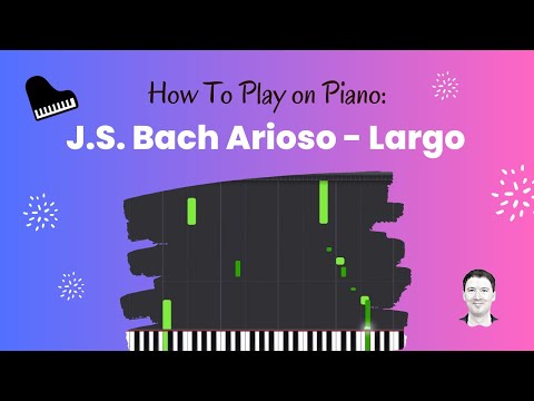 Bach Arioso Synthesia Piano Tutorial 