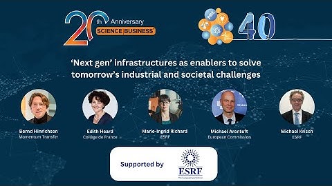 ‘Next gen’ infrastructures as enablers to solve tomorrow’s industrial and societal challenges