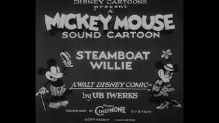 Mickey Mouse - Steamboat Willie (1928) Opening