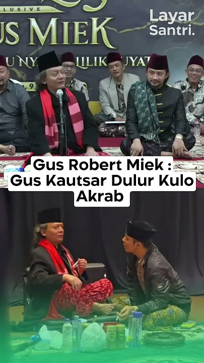 PERTEMUAN GUS KAUTSAR DAN GUS ROBERT PLOSO #guskautsar #gusmiek