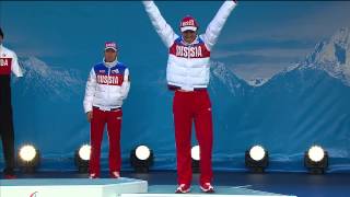 Men's short distance biathlon standing Victory Ceremony | Biathlon | Sochi 2014 Paralympics