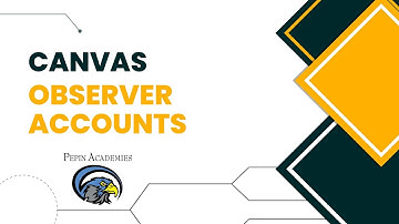 Creating Canvas Observer Accounts