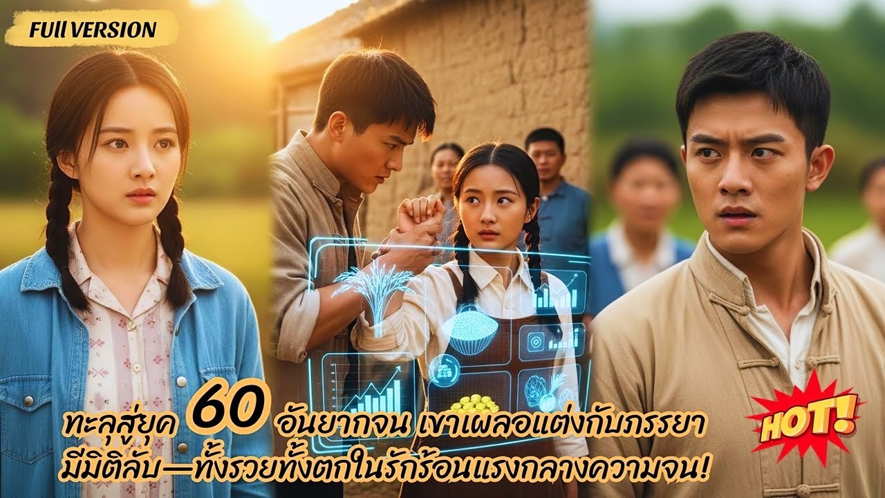 ทะลุสู่ยุค 60 อันยากจน เขาเผลอแต่งกับภรรยามีมิติลับ—ทั้งรวยทั้งตกในรักร้อนแรงกลางความจน!