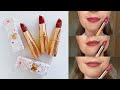 *NEW* CHARLOTTE TILBURY BRIDAL LIPSTICK COLLECTION SWATCHES AND COMPARISONS LOVE FILTER LIPSTICKS