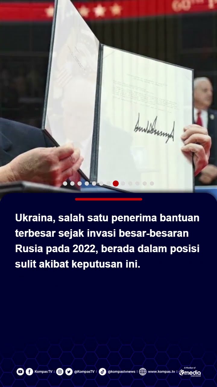 Trump Bekukan Bantuan Luar Negeri AS, Ukraina Terancam, Israel Aman! #trump #donaldtrump #bantuan