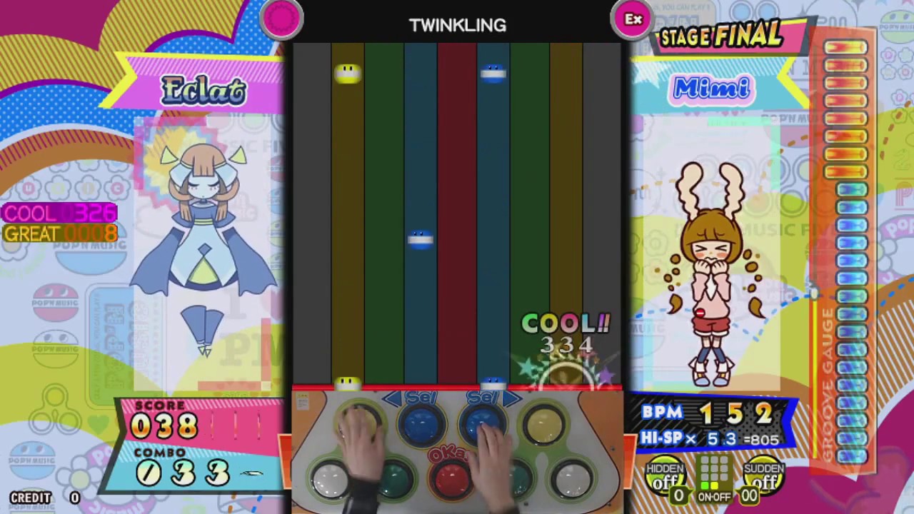 [pop'n music] TWINKLING EX 38