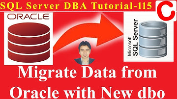 Migrate Data from Oracle to SQL Server with SSMA with different dbo #migration #database #sqlserver