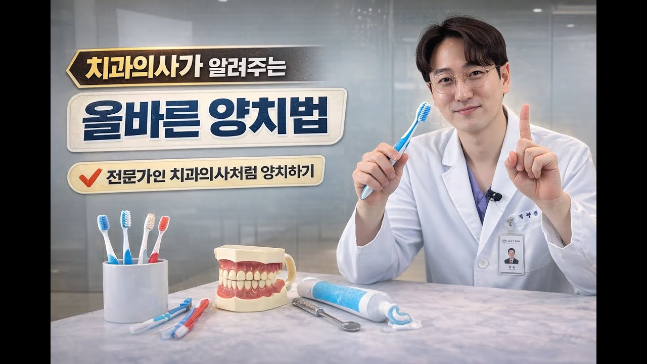 치과의사가 알려주는 올바른 양치법 보다 더 중요한 '이것'은?!