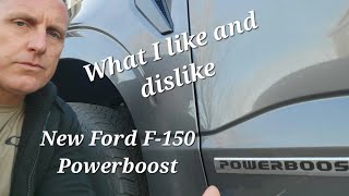 What I like and dislike about the 2023 and 2024 New Ford F150 Powerboost!  It's not all Hype!