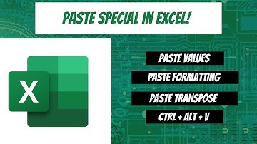 Paste Special Function In Excel
