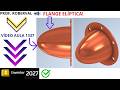 Aula 1337 - Modelamento da Flange Elíptica com Transição -Loft no Autodesk Inventor 2027