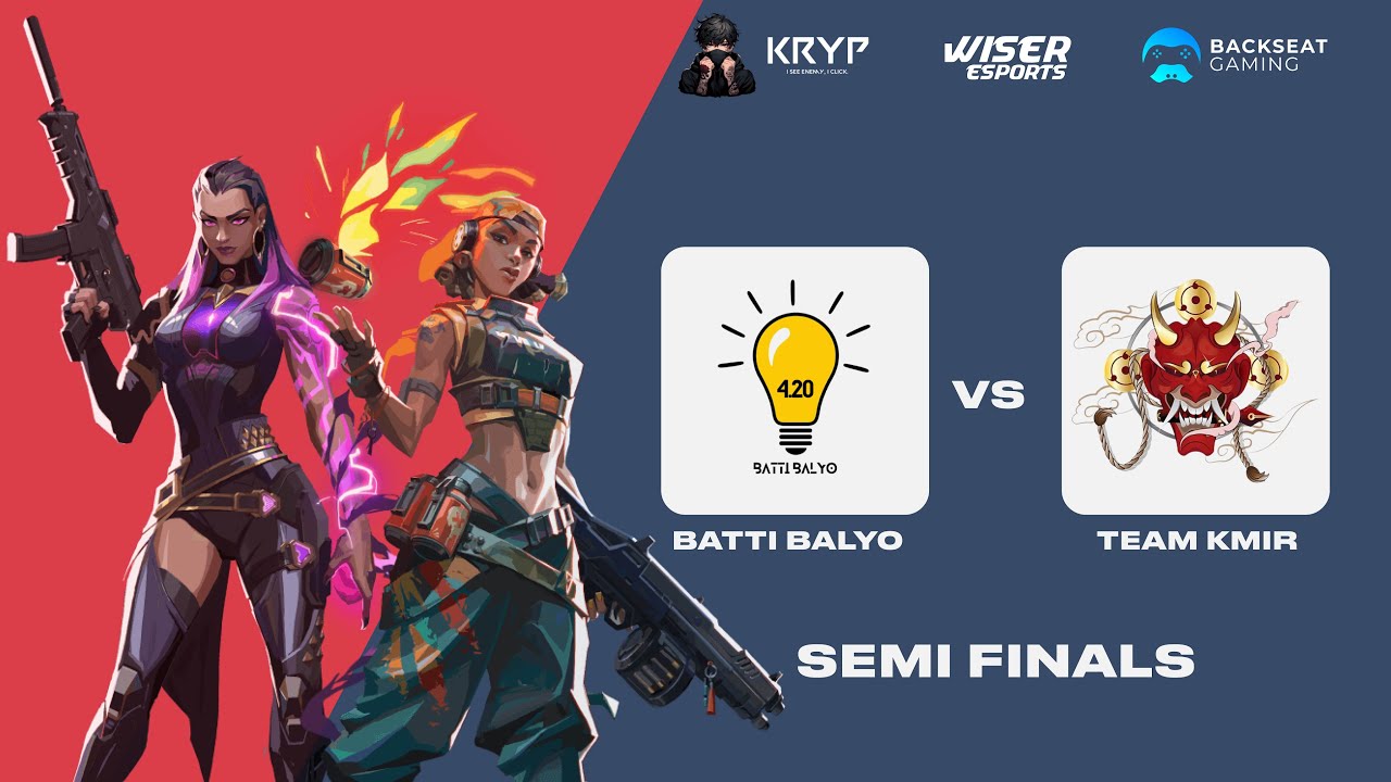 [SEMI A] Batti Balyo Vs KMIR | Valorant Showdown Nepal | Kryp x Wiser ...
