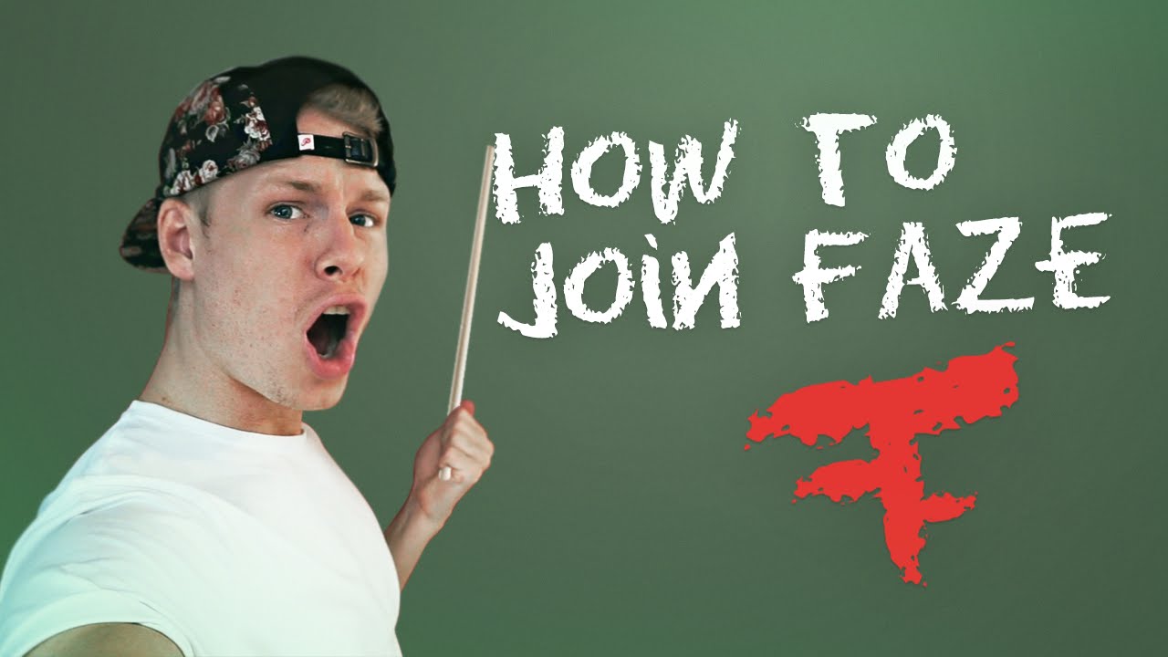 HOW TO JOIN FAZE! YouTube