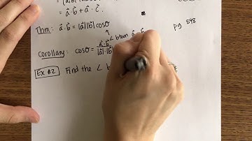 12.3: The Dot Product (1/2)