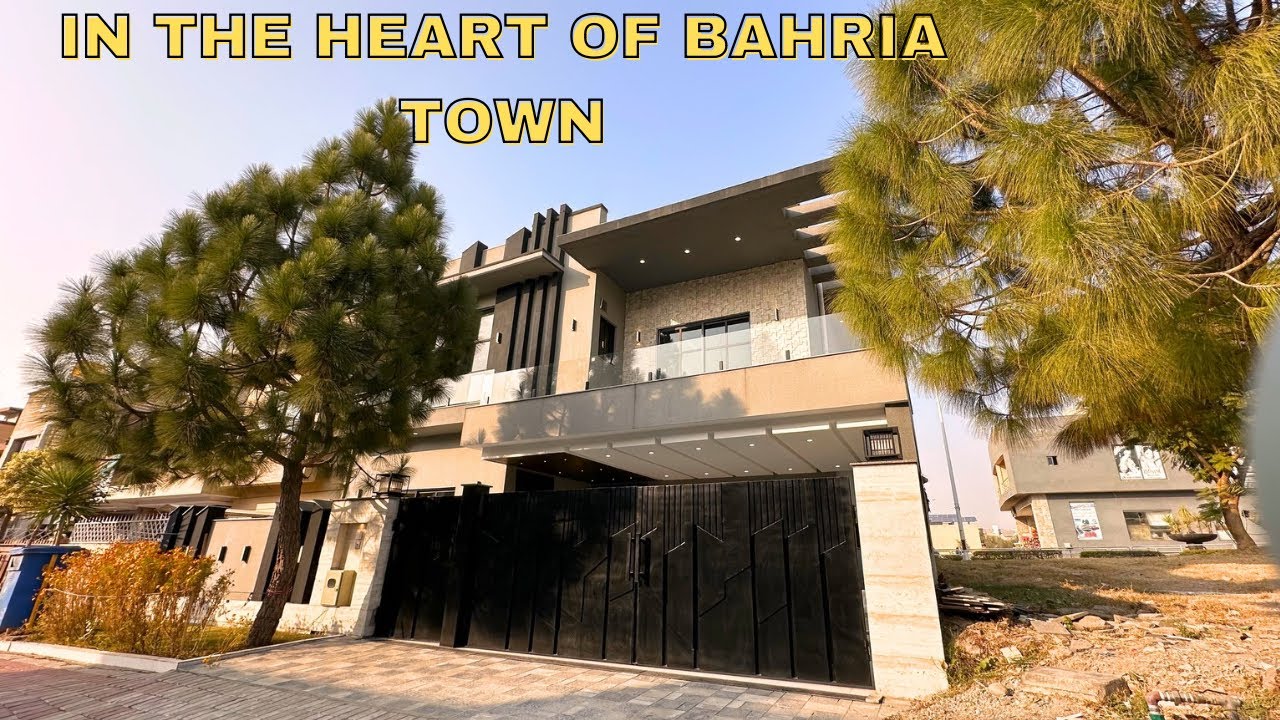11 Marla Beautiful Design Back Open Double Unit House For Sale In BahriaTown Phase 7 Islamabad