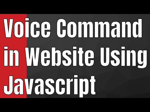 How to Add a Voice Command into Your Website using Javascript
