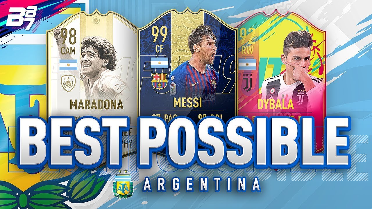 BEST POSSIBLE ARGENTINA TEAM! w/ PRIME MOMENTS MARADONA AND TOTY MESSI! | FIFA 19 ULTIMATE TEAM